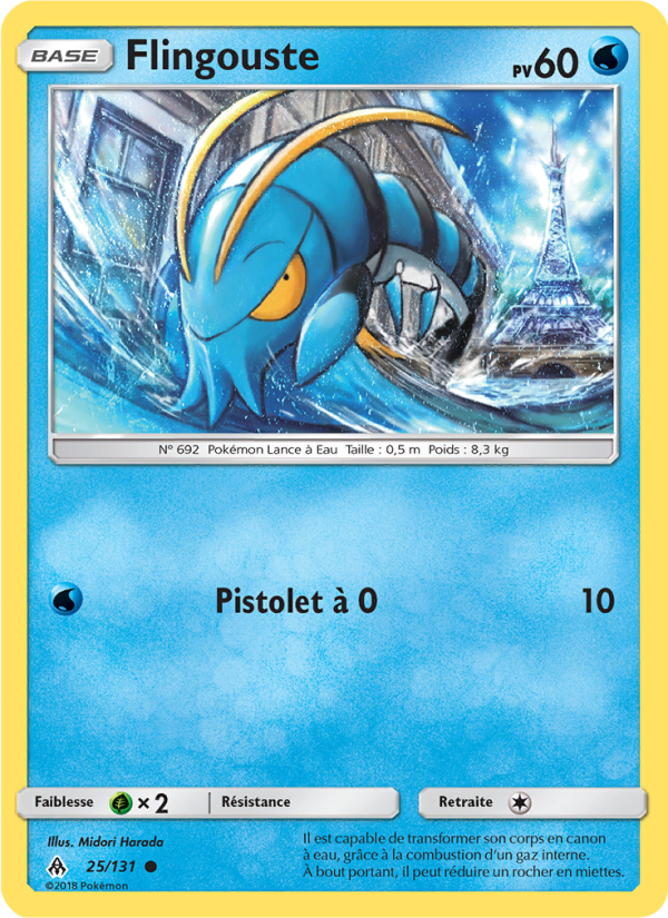 Flingouste 25 — Grauen Der Lichtfinsternis (French Pokémon TCG card)