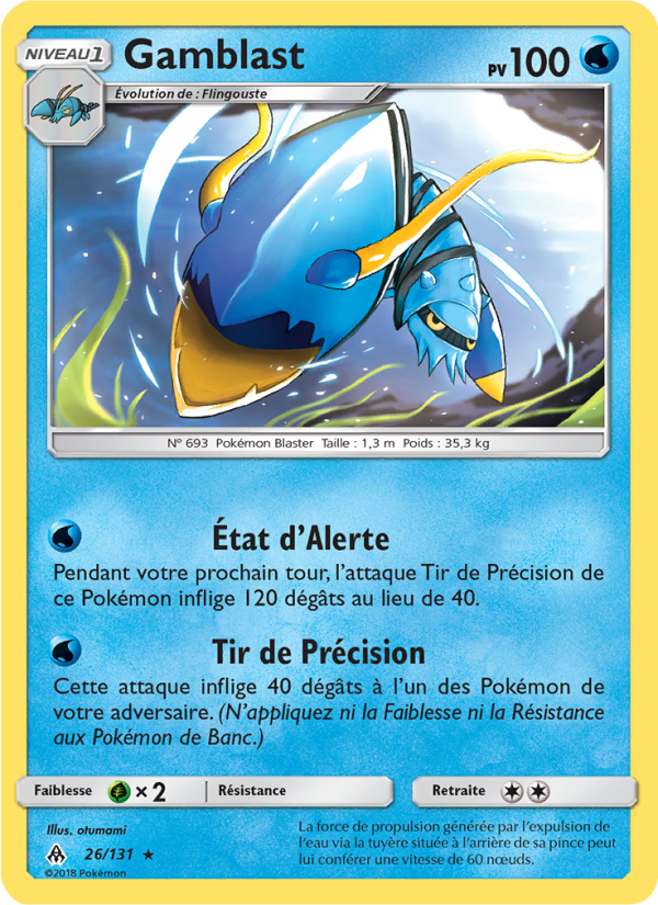 Gamblast 26 — Grauen Der Lichtfinsternis (French Pokémon TCG card)