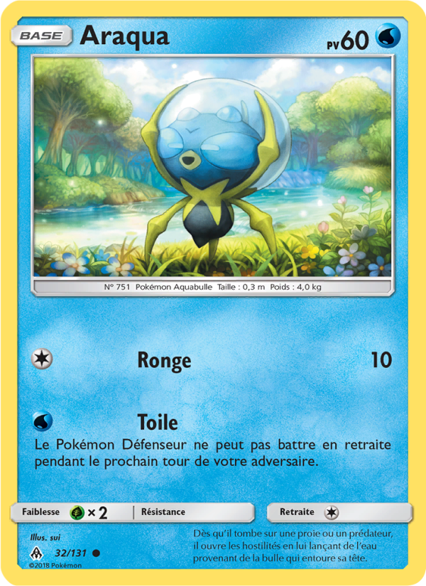 Araqua 32 — Grauen Der Lichtfinsternis (French Pokémon TCG card)