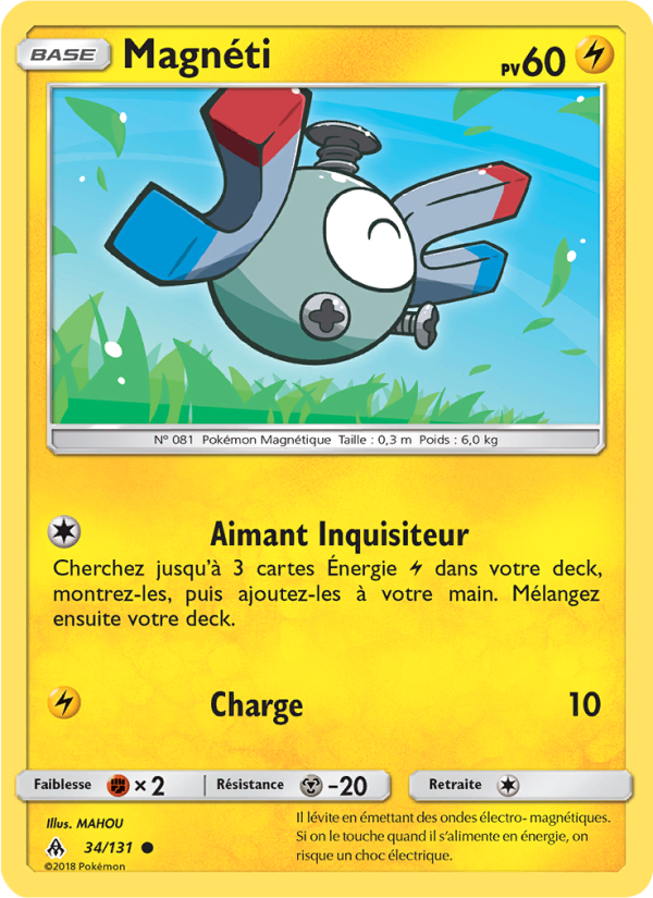 Magnéti 34 — Grauen Der Lichtfinsternis (French Pokémon TCG card)