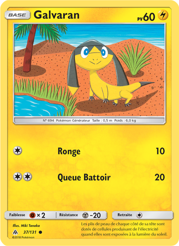 Galvaran 37 — Grauen Der Lichtfinsternis (French Pokémon TCG card)
