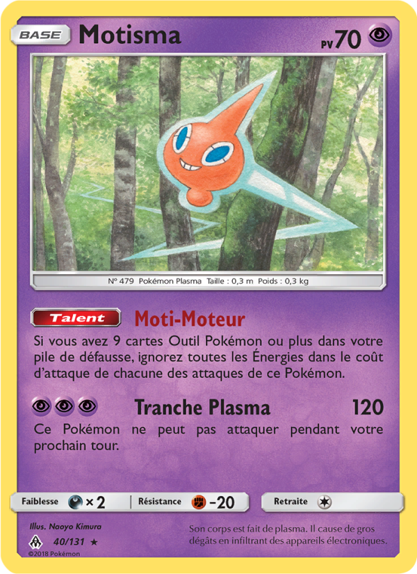 Motisma 40 — Grauen Der Lichtfinsternis (French Pokémon TCG card)