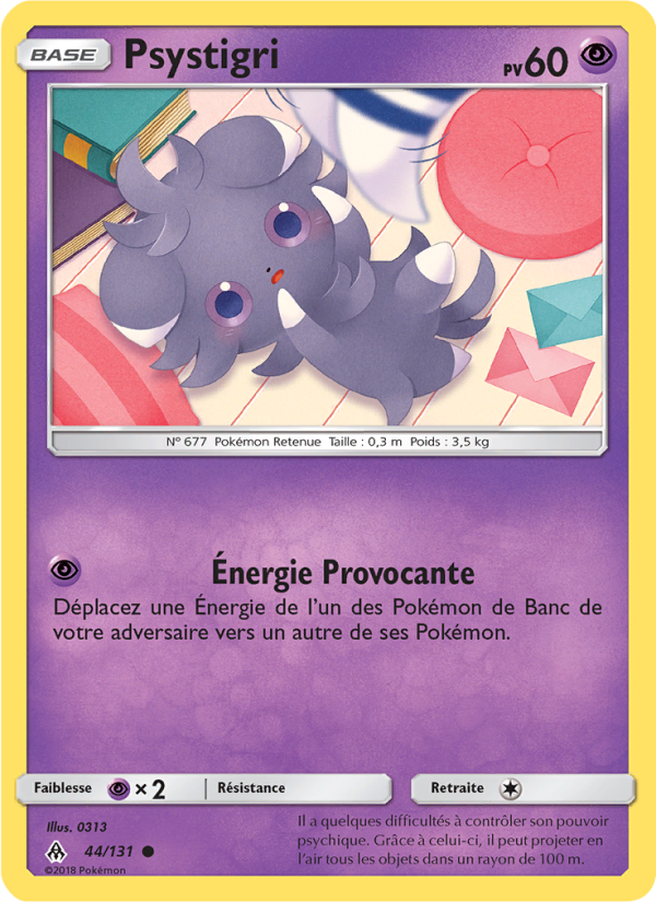 Psystigri 44 — Grauen Der Lichtfinsternis (French Pokémon TCG card)