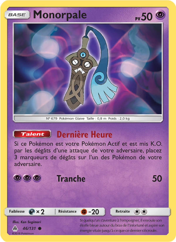 Monorpale 46 — Grauen Der Lichtfinsternis (French Pokémon TCG card)