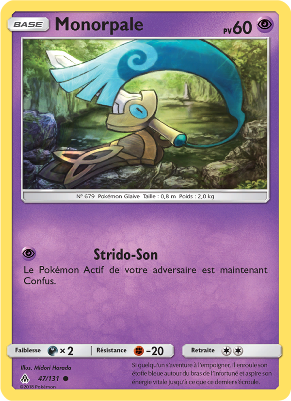 Monorpale 47 — Grauen Der Lichtfinsternis (French Pokémon TCG card)
