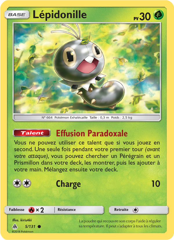Lépidonille 5 — Grauen Der Lichtfinsternis (French Pokémon TCG card)