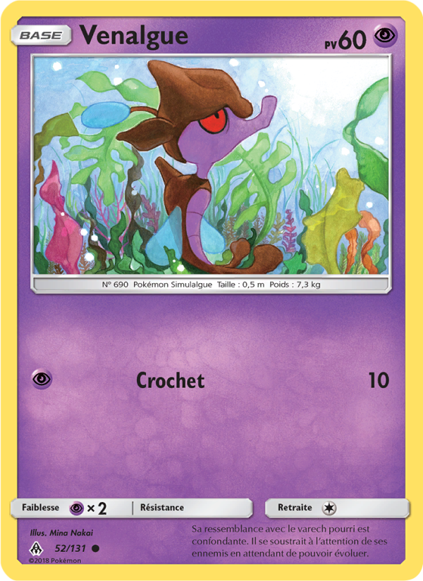 Venalgue 52 — Grauen Der Lichtfinsternis (French Pokémon TCG card)