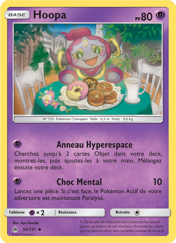 Hoopa 54 — Grauen Der Lichtfinsternis (French Pokémon TCG card)