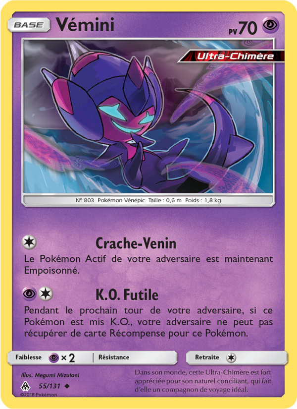 Vémini 55 — Grauen Der Lichtfinsternis (French Pokémon TCG card)