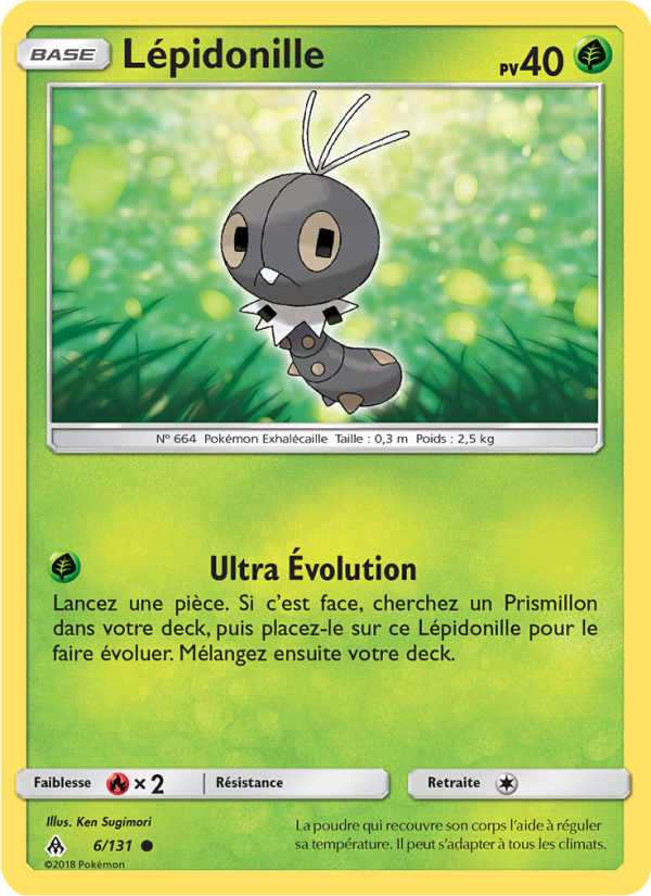 Lépidonille 6 — Grauen Der Lichtfinsternis (French Pokémon TCG card)