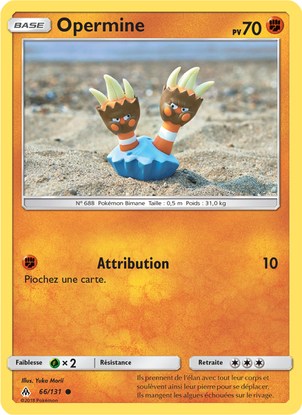 Opermine 66 — Grauen Der Lichtfinsternis (French Pokémon TCG card)