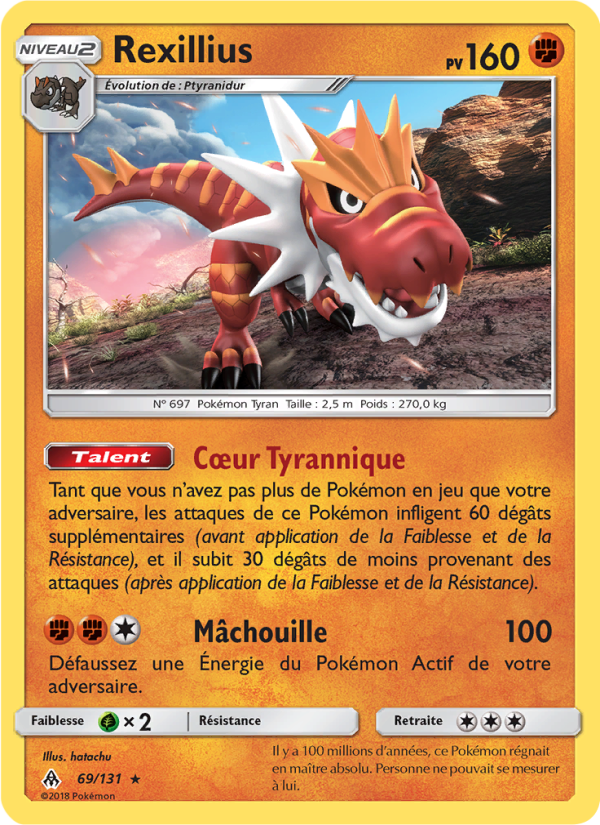 Rexillius 69 — Grauen Der Lichtfinsternis (French Pokémon TCG card)