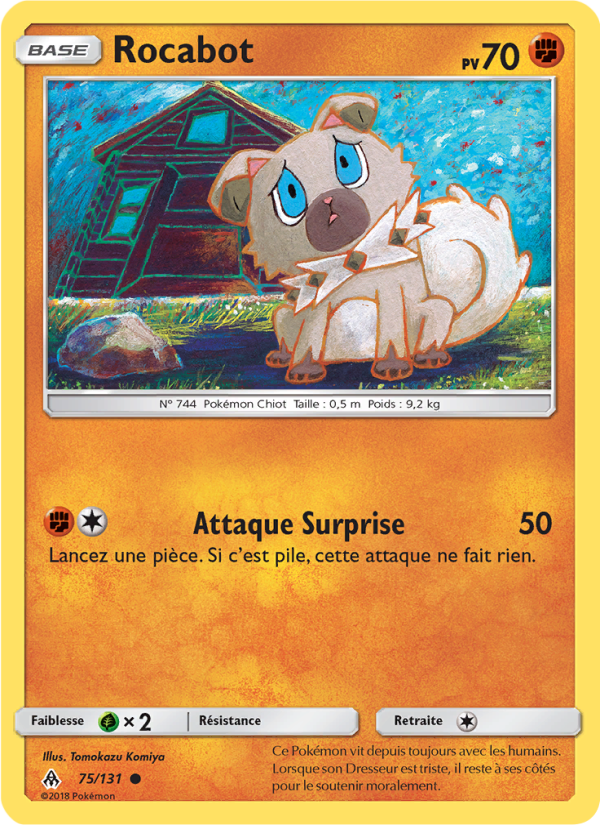 Rocabot 75 — Grauen Der Lichtfinsternis (French Pokémon TCG card)