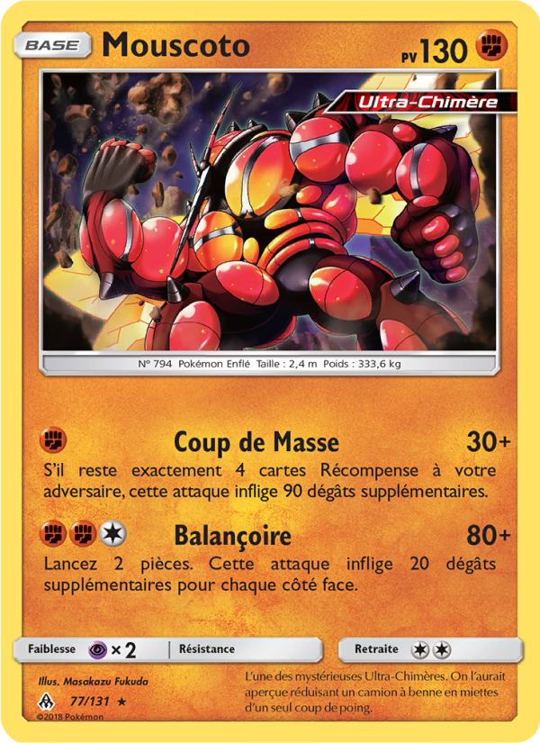 Mouscoto 77 — Grauen Der Lichtfinsternis (French Pokémon TCG card)