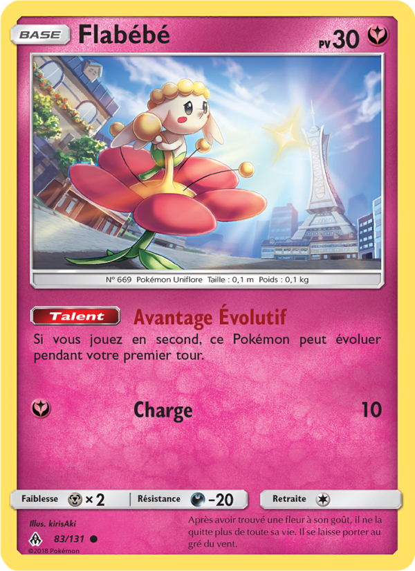 Flabébé 83 — Grauen Der Lichtfinsternis (French Pokémon TCG card)