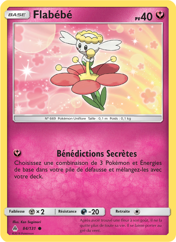 Flabébé 84 — Grauen Der Lichtfinsternis (French Pokémon TCG card)