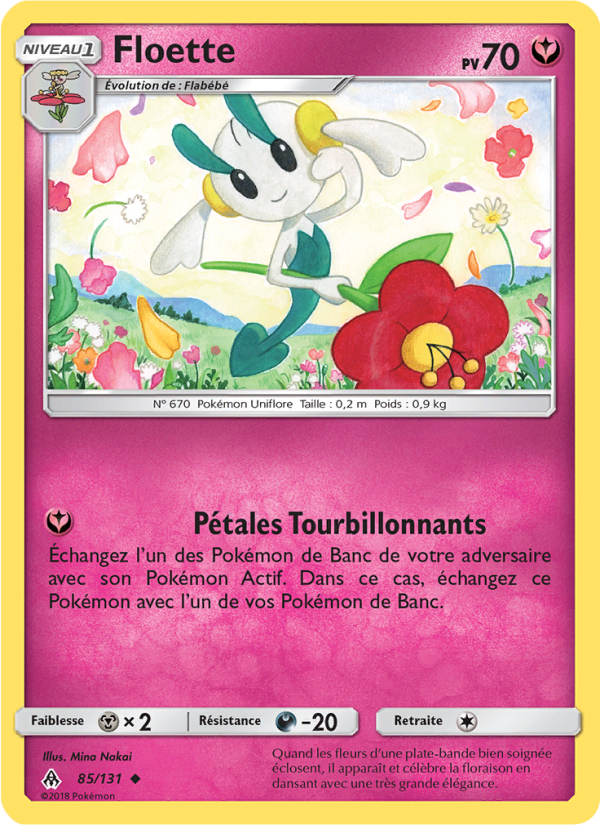 Floette 85 — Grauen Der Lichtfinsternis (French Pokémon TCG card)