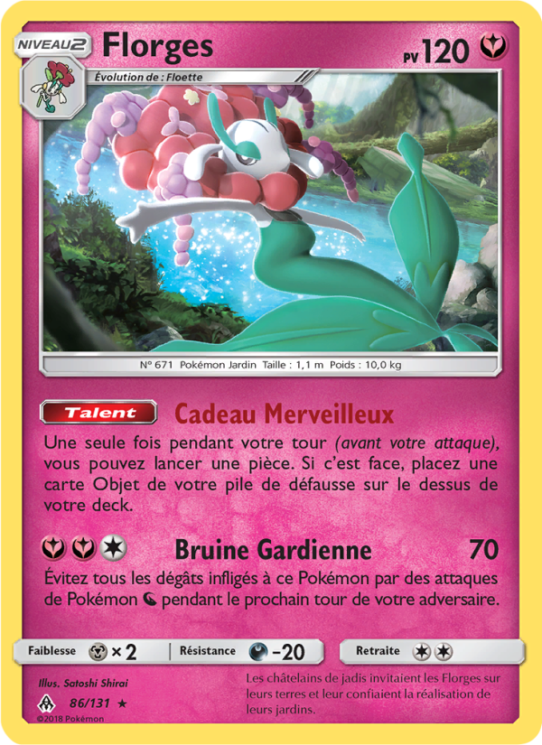 Florges 86 — Grauen Der Lichtfinsternis (French Pokémon TCG card)