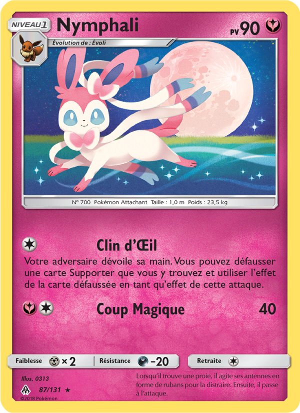 Nymphali 87 — Grauen Der Lichtfinsternis (French Pokémon TCG card)