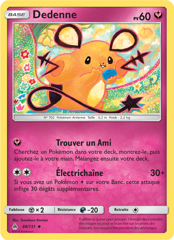 Dedenne 88 — Grauen Der Lichtfinsternis (French Pokémon TCG card)