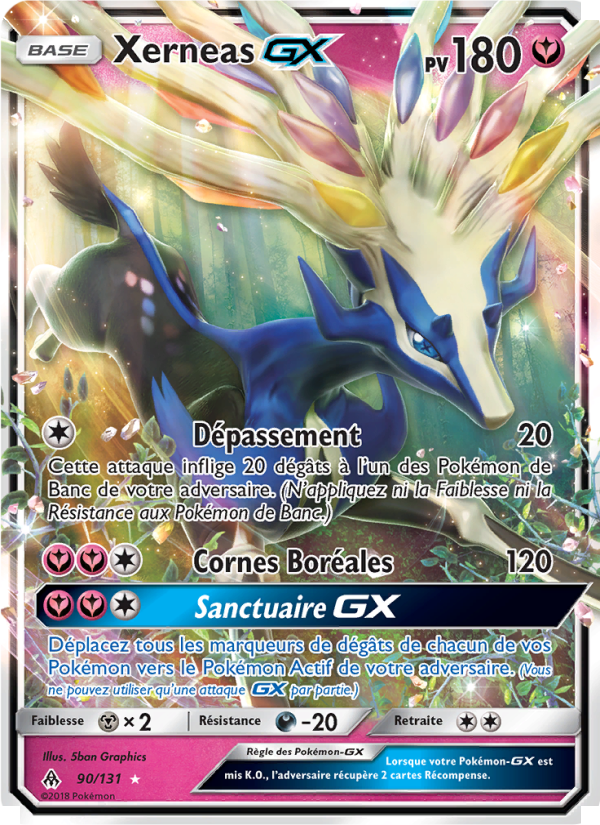 Xerneas GX 90 — Grauen Der Lichtfinsternis (French Pokémon TCG card)