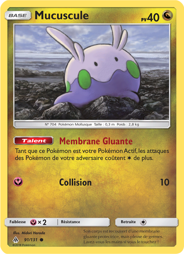 Mucuscule 91 — Grauen Der Lichtfinsternis (French Pokémon TCG card)