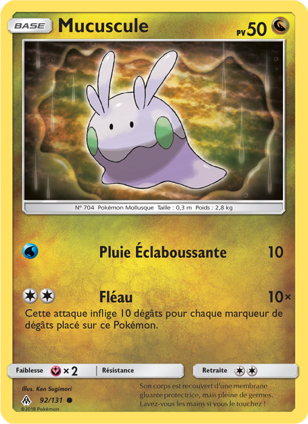 Mucuscule 92 — Grauen Der Lichtfinsternis (French Pokémon TCG card)