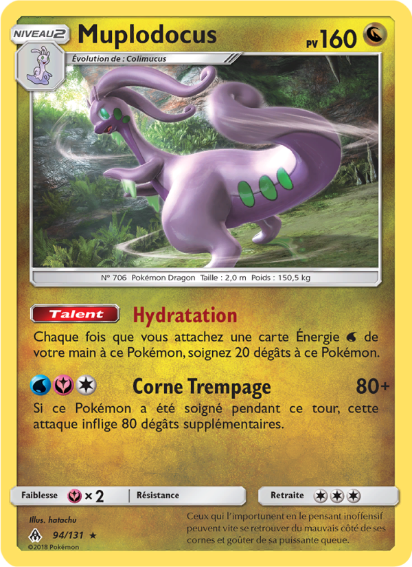 Muplodocus 94 — Grauen Der Lichtfinsternis (French Pokémon TCG card)