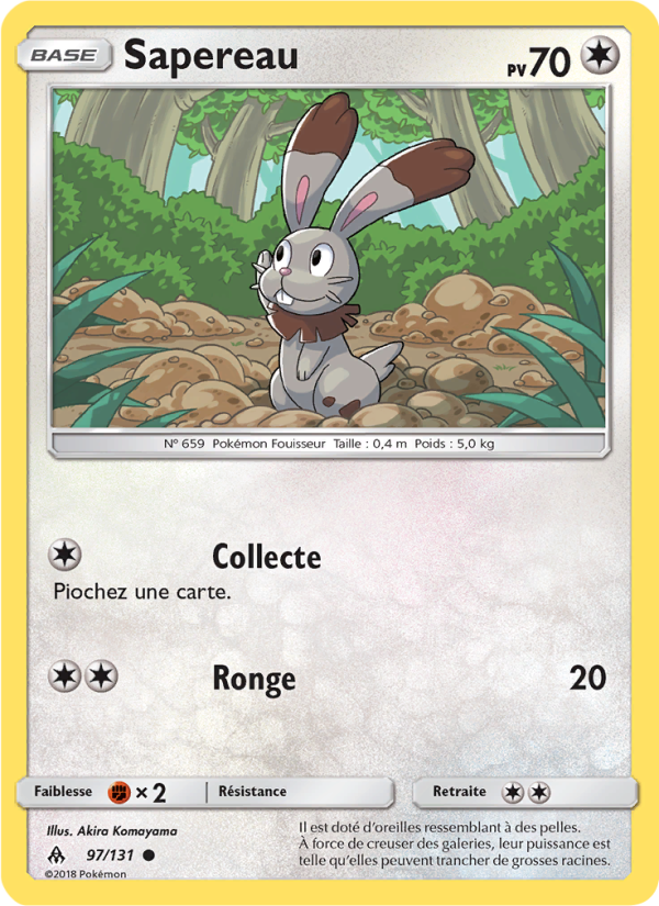 Sapereau 97 — Grauen Der Lichtfinsternis (French Pokémon TCG card)