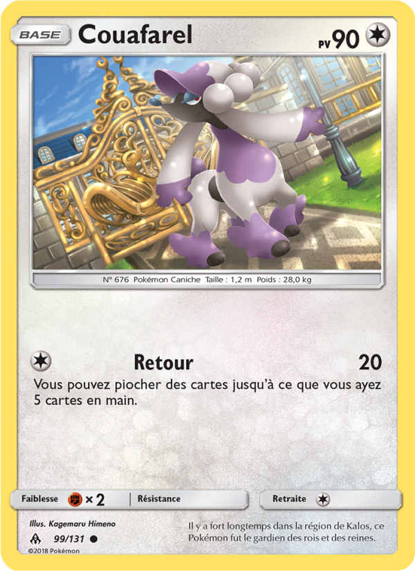 Couafarel 99 — Grauen Der Lichtfinsternis (French Pokémon TCG card)