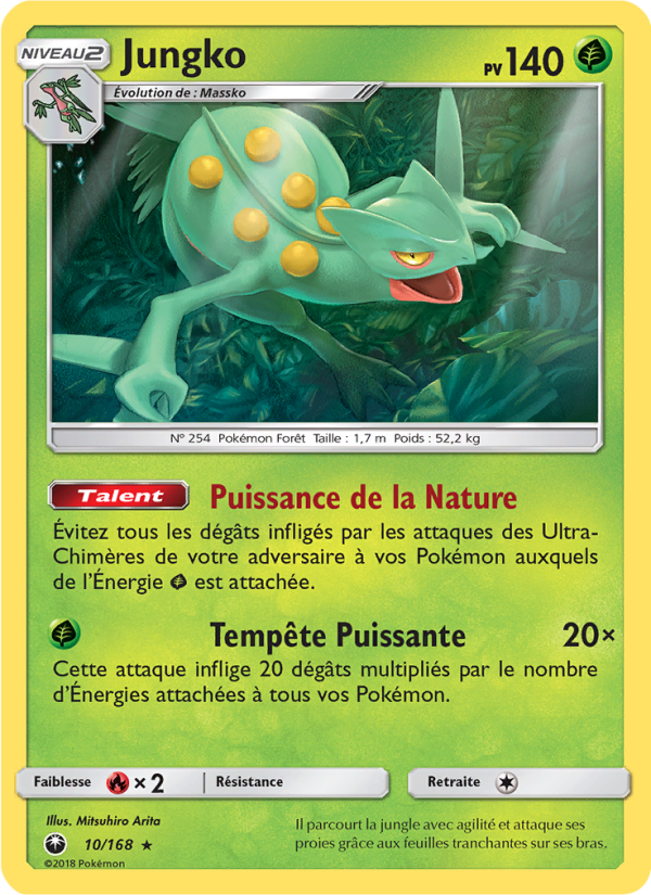 Jungko 10 — Celestial Storm (French Pokémon TCG card)