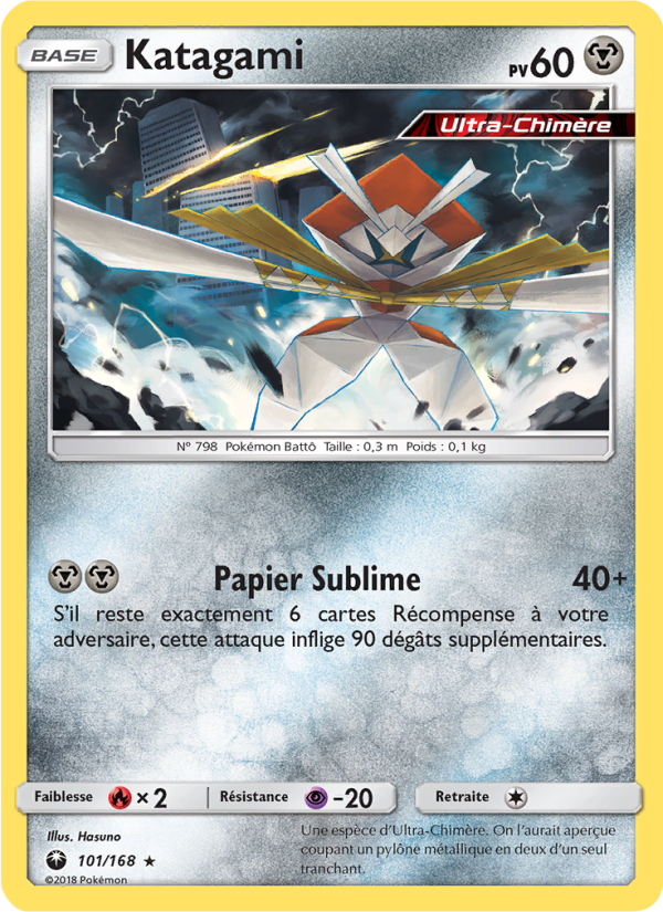 Katagami 101 — Celestial Storm (French Pokémon TCG card)