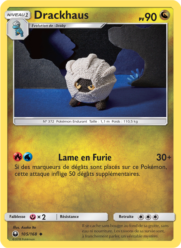 Drackhaus 105 — Celestial Storm (French Pokémon TCG card)