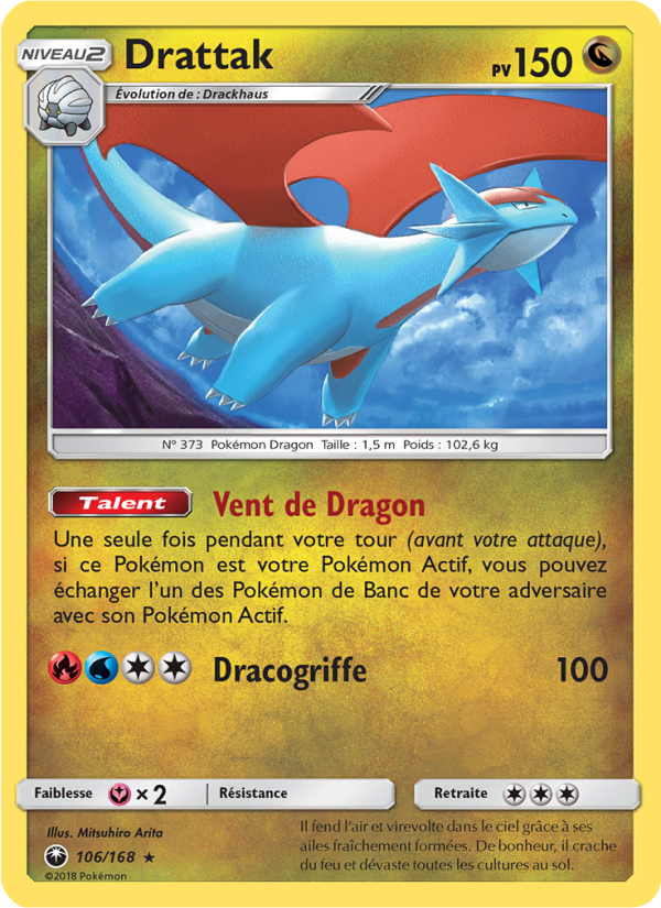 Drattak 106 — Celestial Storm (French Pokémon TCG card)