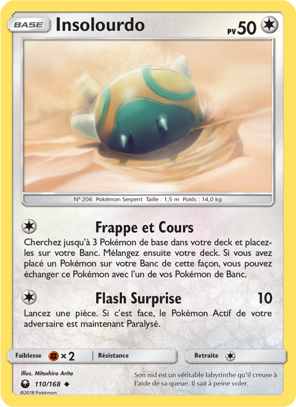 Insolourdo 110 — Celestial Storm (French Pokémon TCG card)