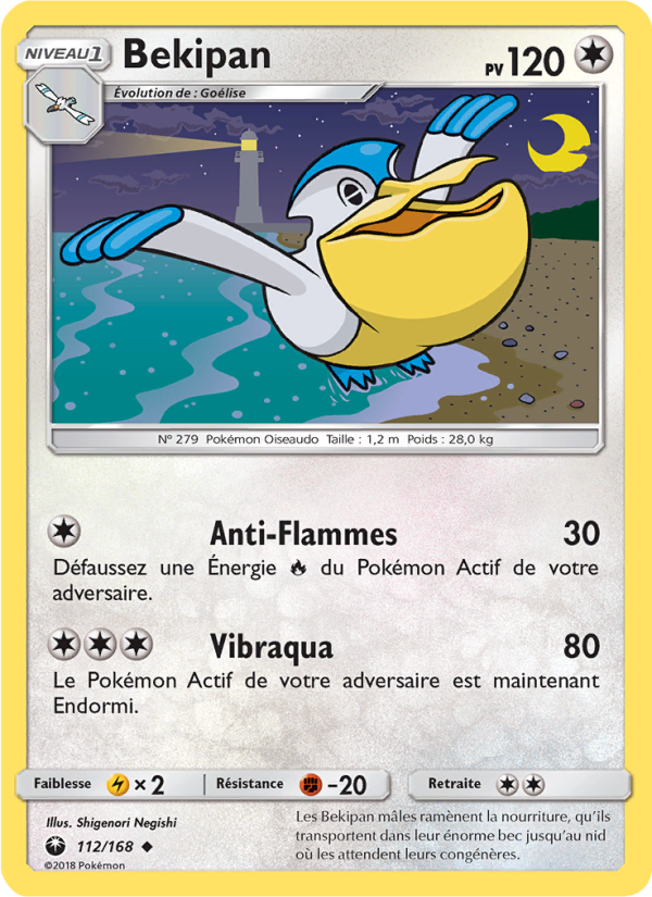 Bekipan 112 — Celestial Storm (French Pokémon TCG card)