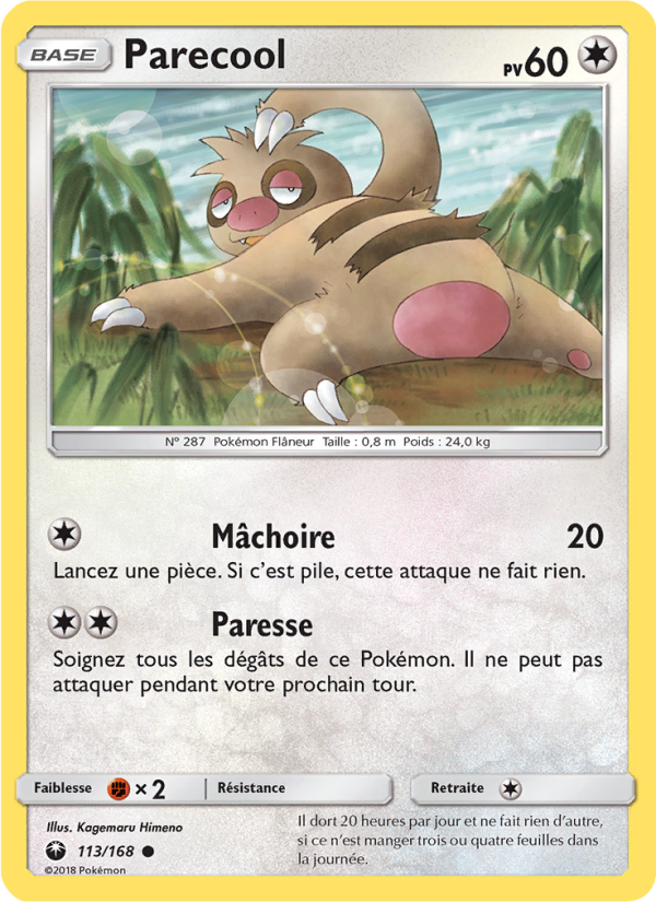 Parecool 113 — Celestial Storm (French Pokémon TCG card)