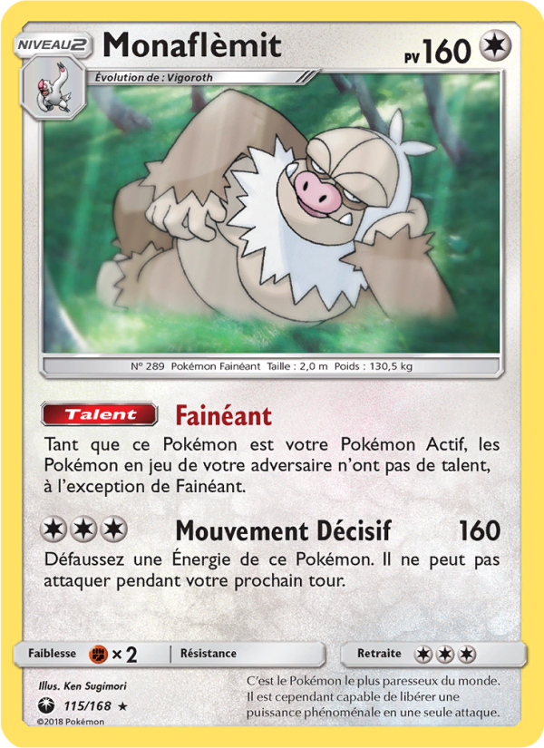 Monaflèmit 115 — Celestial Storm (French Pokémon TCG card)