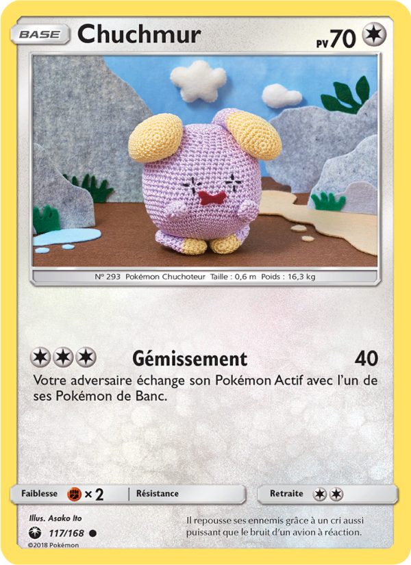 Chuchmur 117 — Celestial Storm (French Pokémon TCG card)