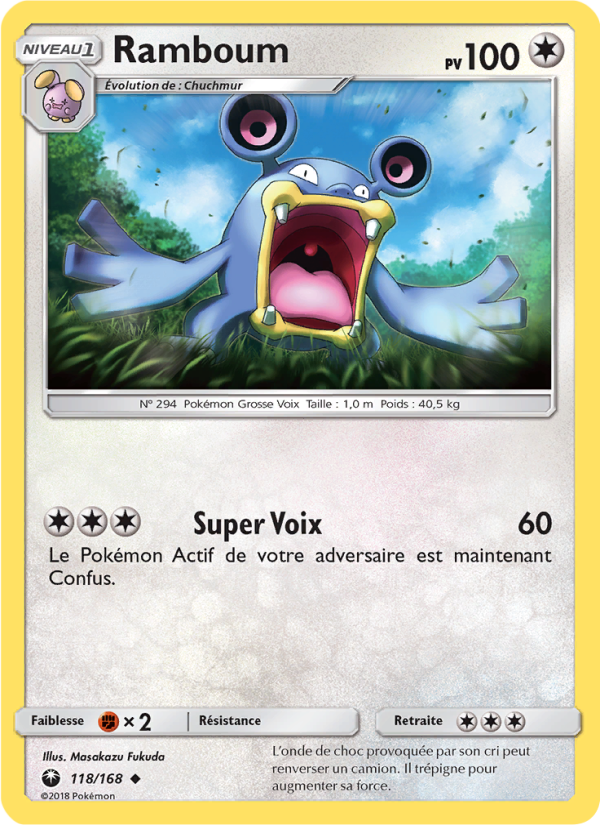 Ramboum 118 — Celestial Storm (French Pokémon TCG card)