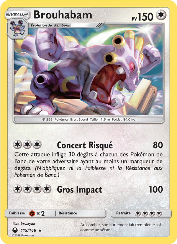 Brouhabam 119 — Celestial Storm (French Pokémon TCG card)