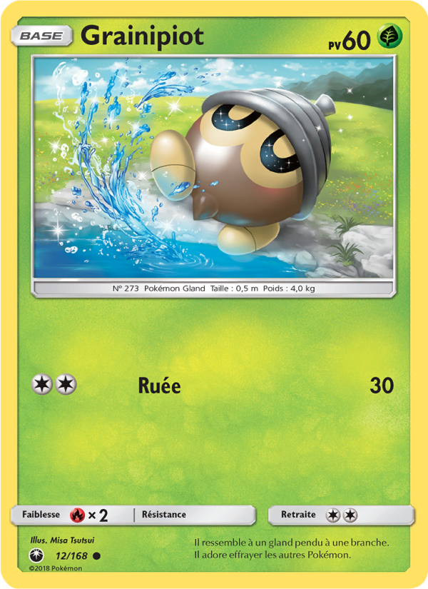 Grainipiot 12 — Celestial Storm (French Pokémon TCG card)
