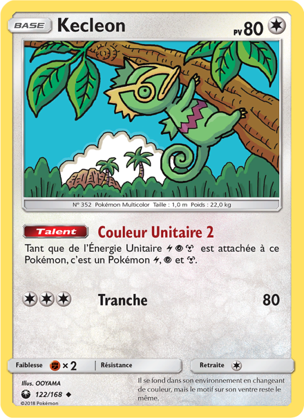Kecleon 122 — Celestial Storm (French Pokémon TCG card)