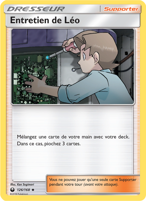 Entretien de Léo 126 — Celestial Storm (French Pokémon TCG card)