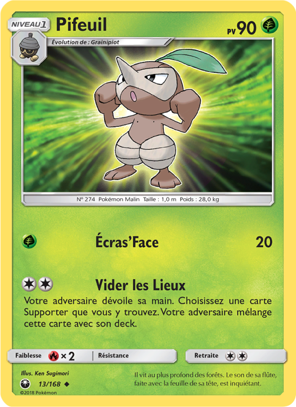 Pifeuil 13 — Celestial Storm (French Pokémon TCG card)