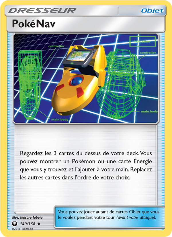 PokéNav 140 — Celestial Storm (French Pokémon TCG card)