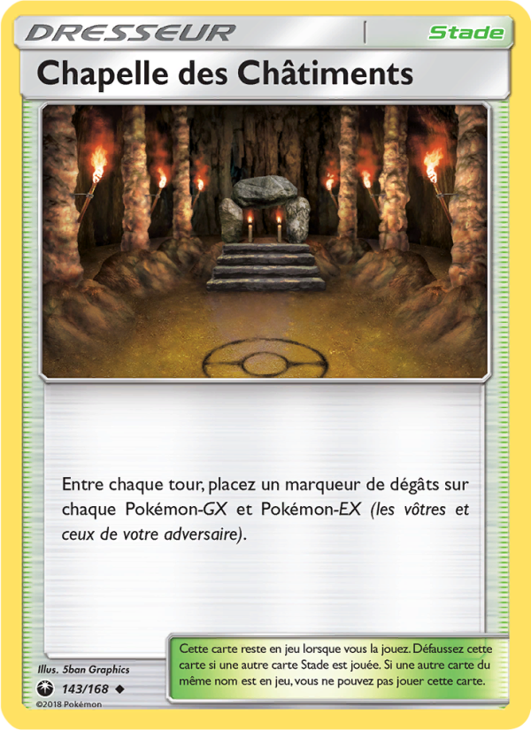 Chapelle des Châtiments 143 — Celestial Storm (French Pokémon TCG card)