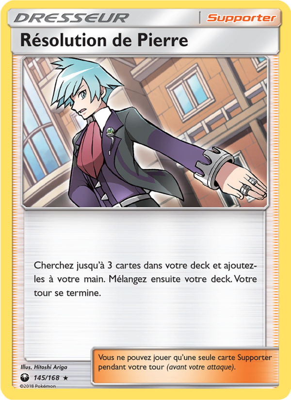Résolution de Pierre 145 — Celestial Storm (French Pokémon TCG card)