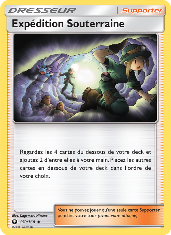 Expédition Souterraine 150 — Celestial Storm (French Pokémon TCG card)