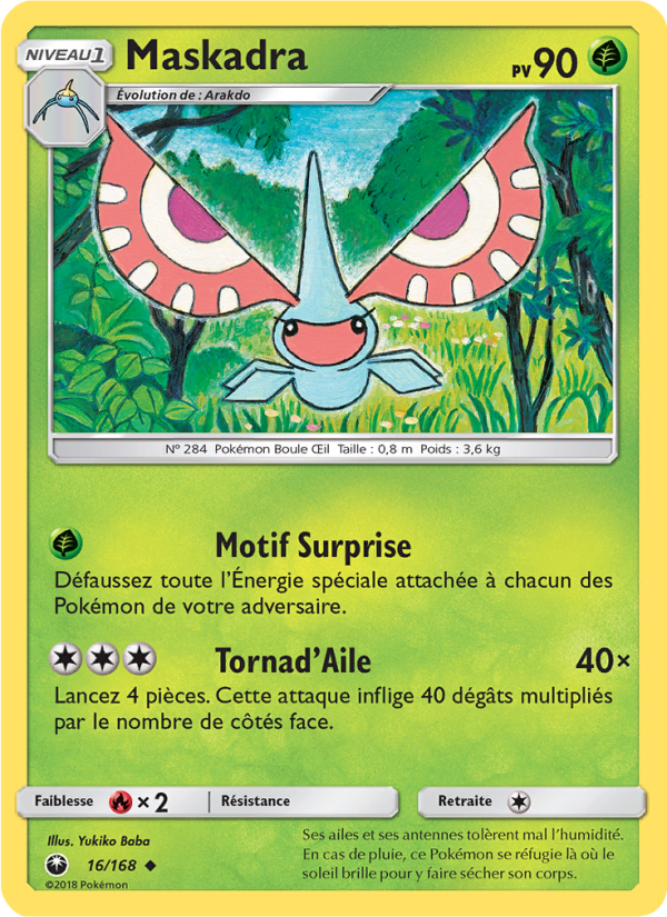 Maskadra 16 — Celestial Storm (French Pokémon TCG card)
